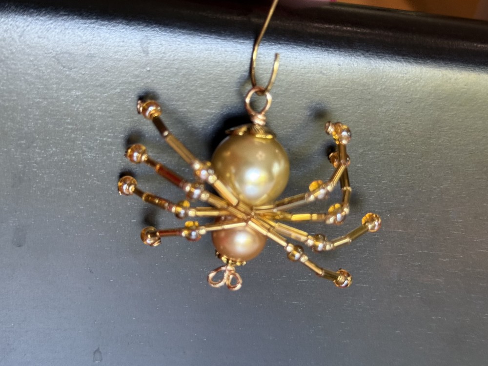 Ornament - Spider M Golden Pearls GL