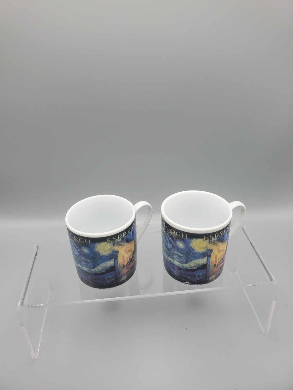 Pair of Two Van Gogh Espresso Cups Gogh Gear