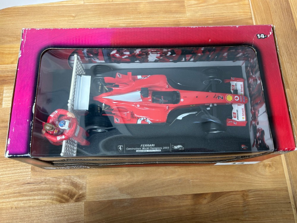 Hot Wheels Ferrari F2003-GA Constructors World Champions 2003 Limited Edition