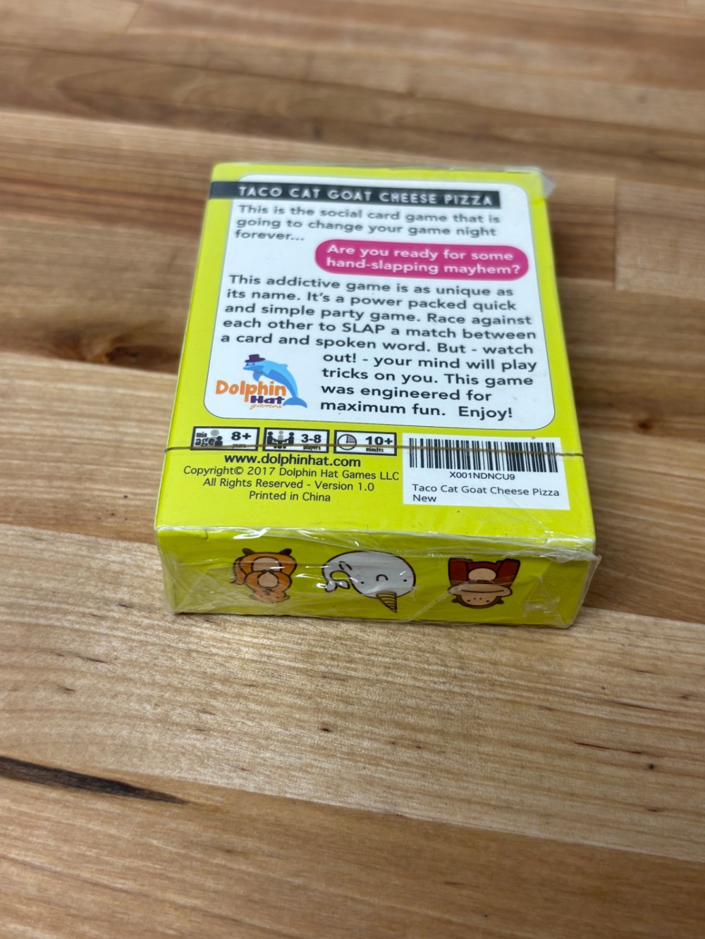 Taco Cat Goat Cheese Pizza Card Game – New Sealed