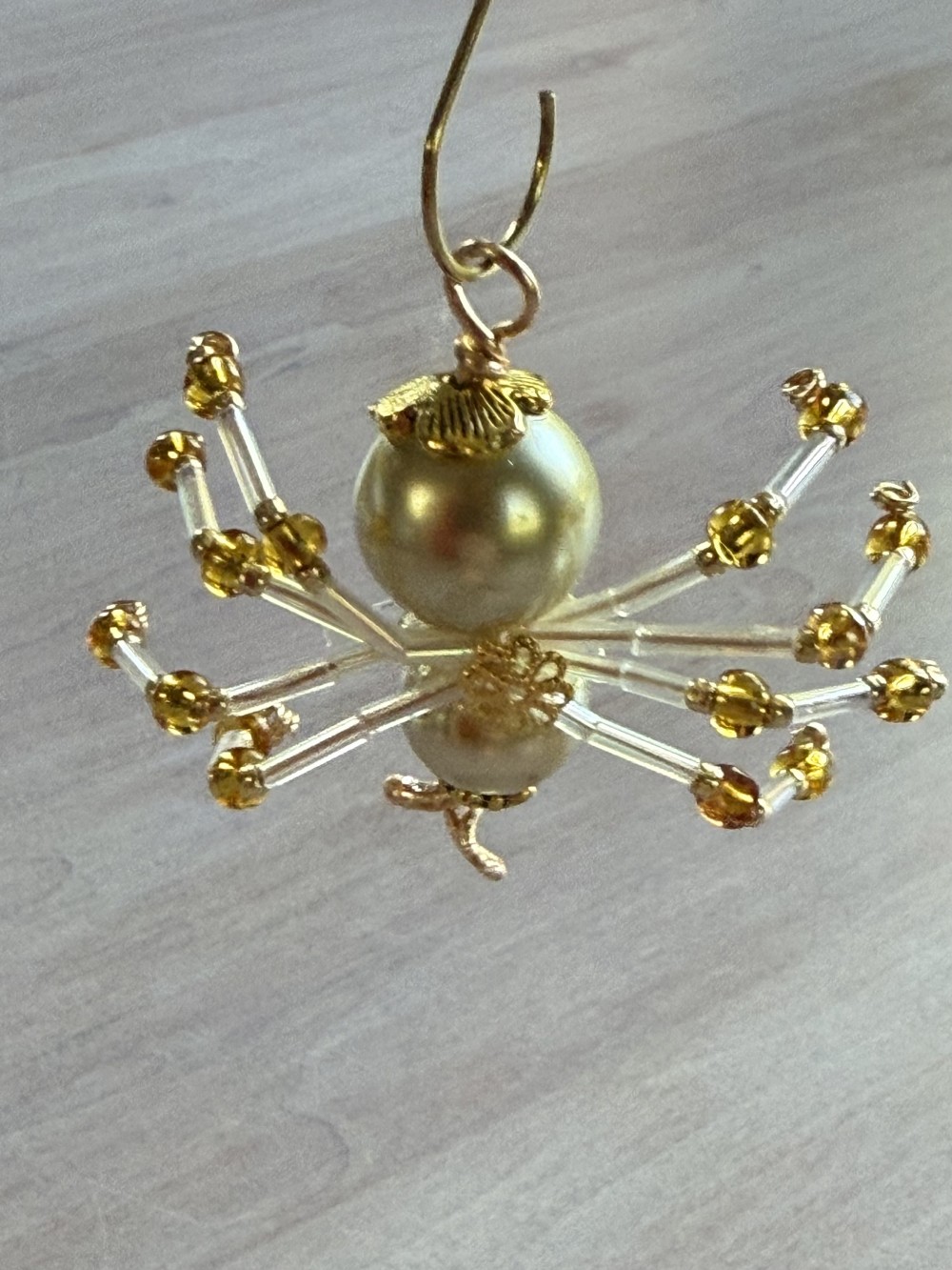 Ornament - Spider M Golden Pearls WL