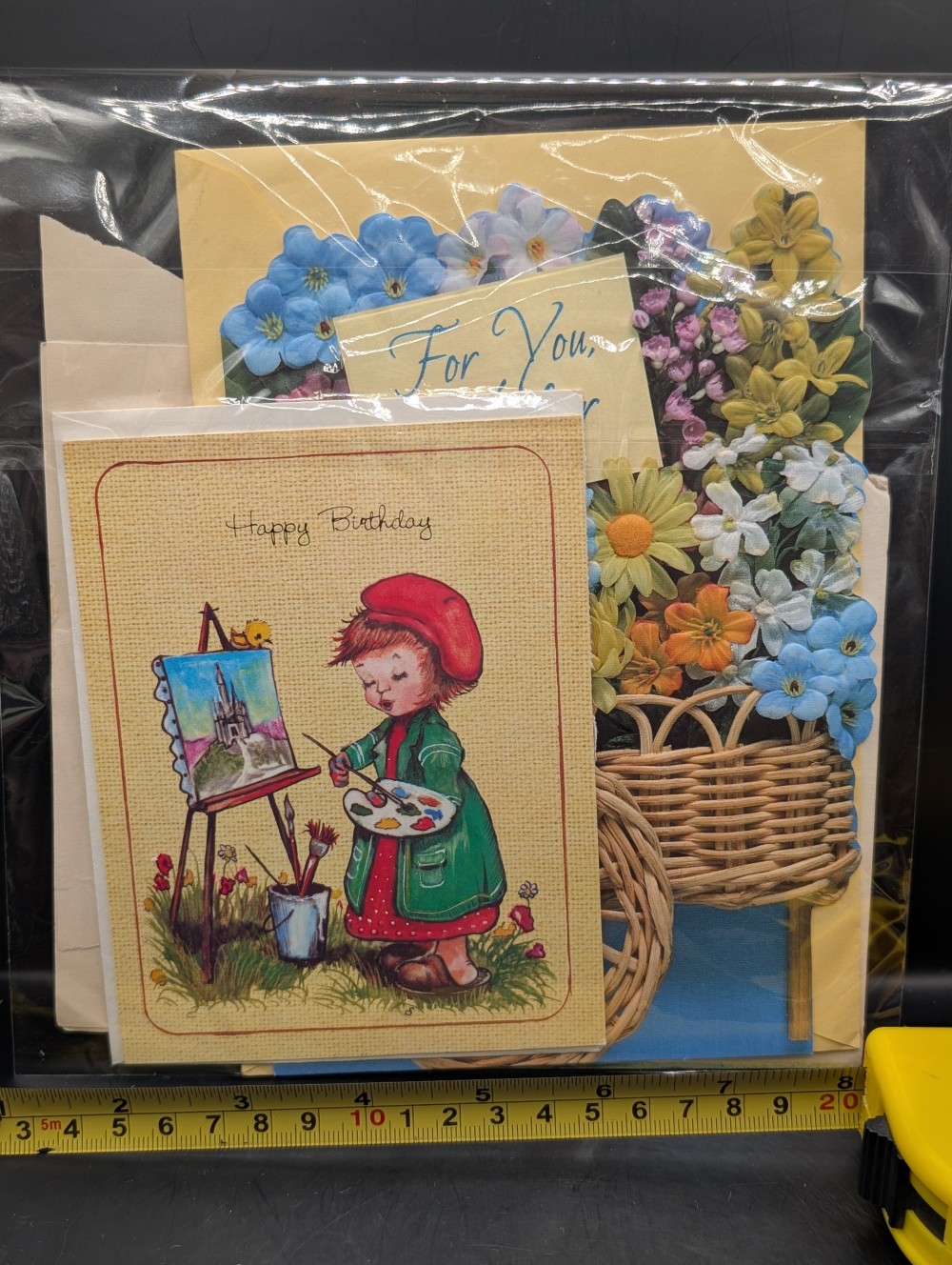 Vintage cards/envelopes crafting