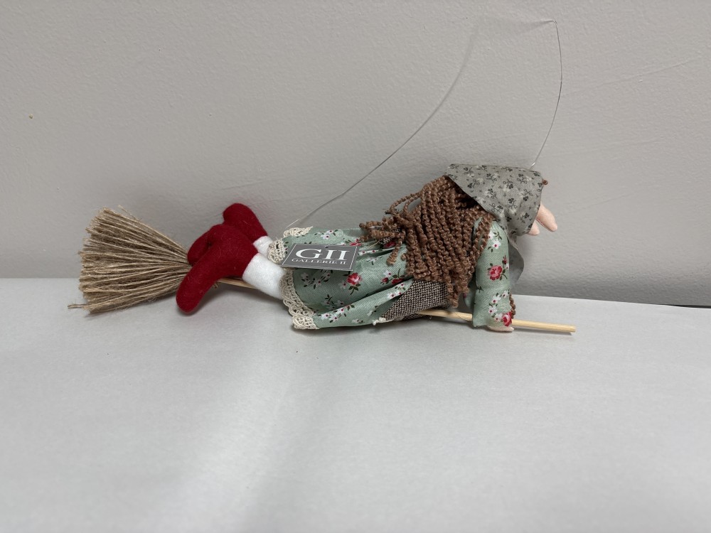Good Luck Hanging Kitchen Witch ~11 inch L