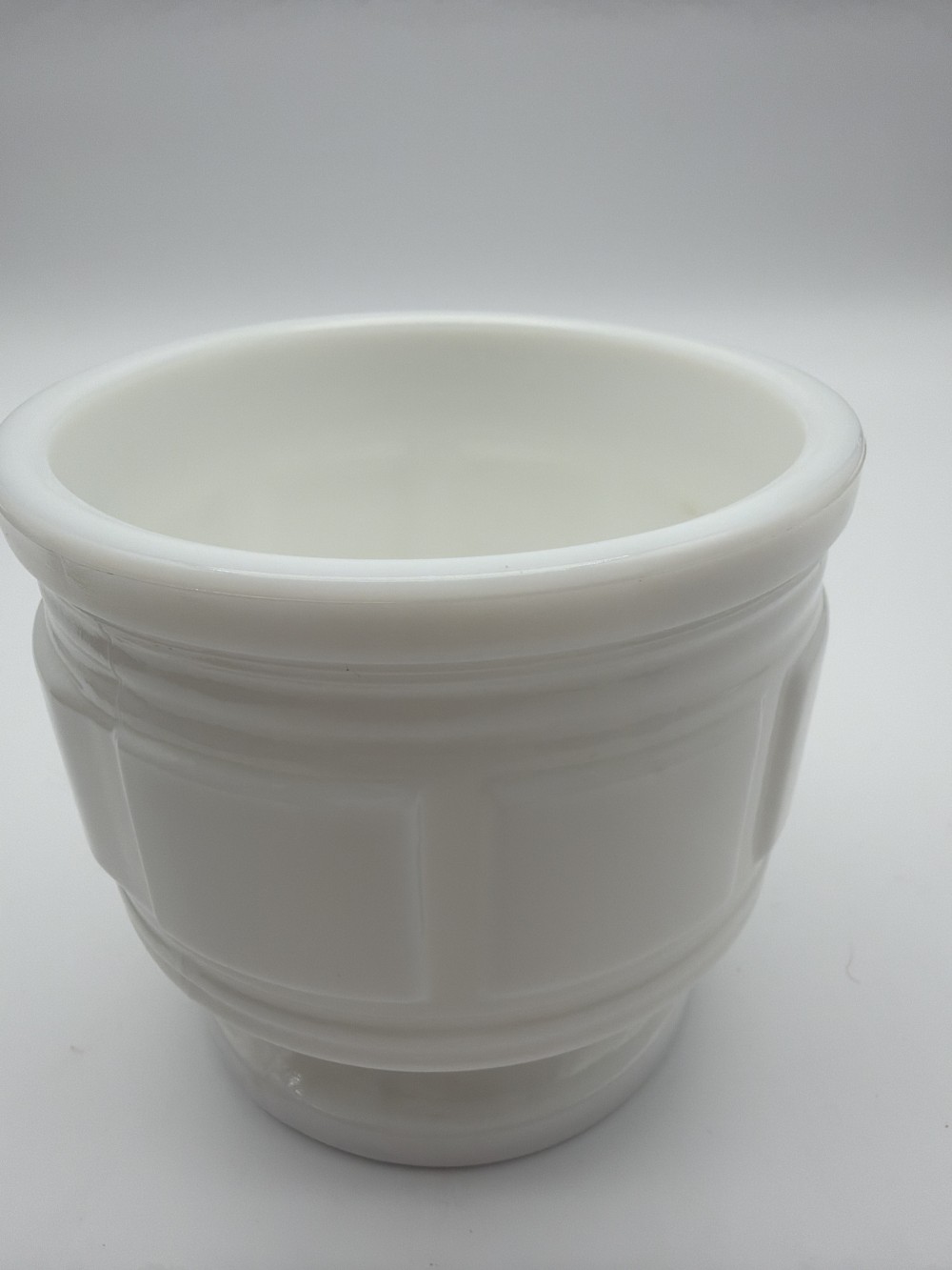 Vintage Randall Milk Glass Pedestal Planter