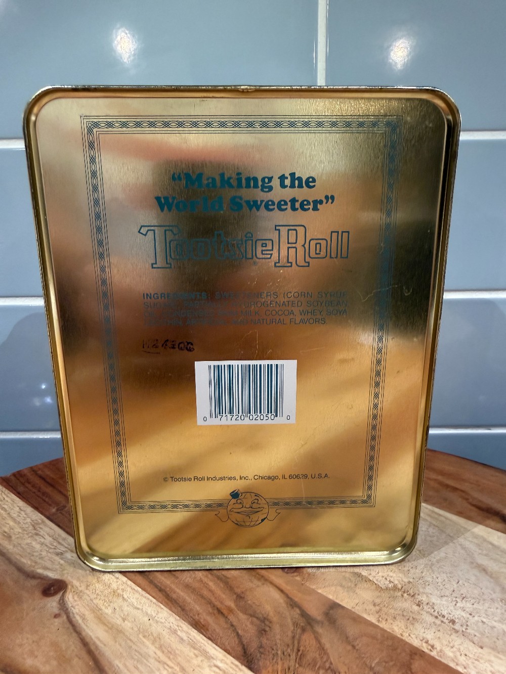 Vintage Tootsie Roll Candy Tin