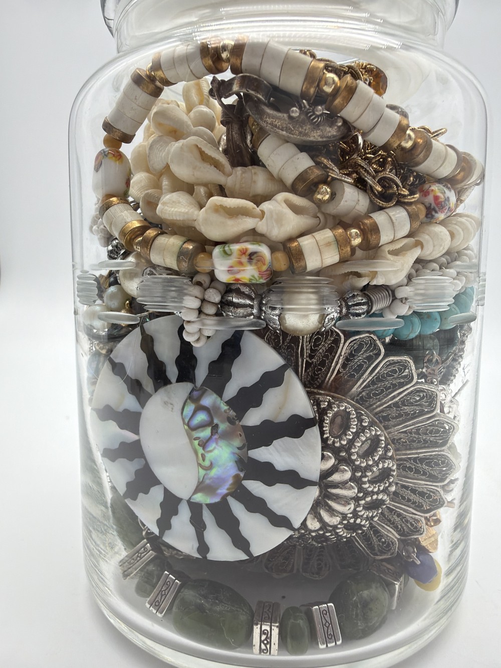 Vintage Mixed Jewelry Mystery Jar