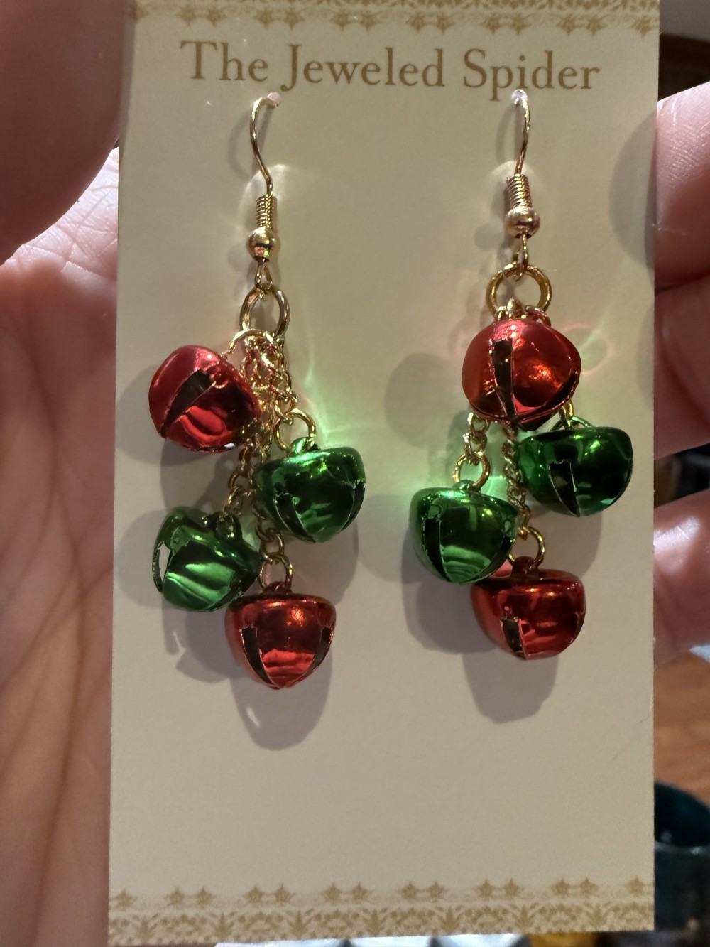 Earrings - Christmas Jingle Bells - Four