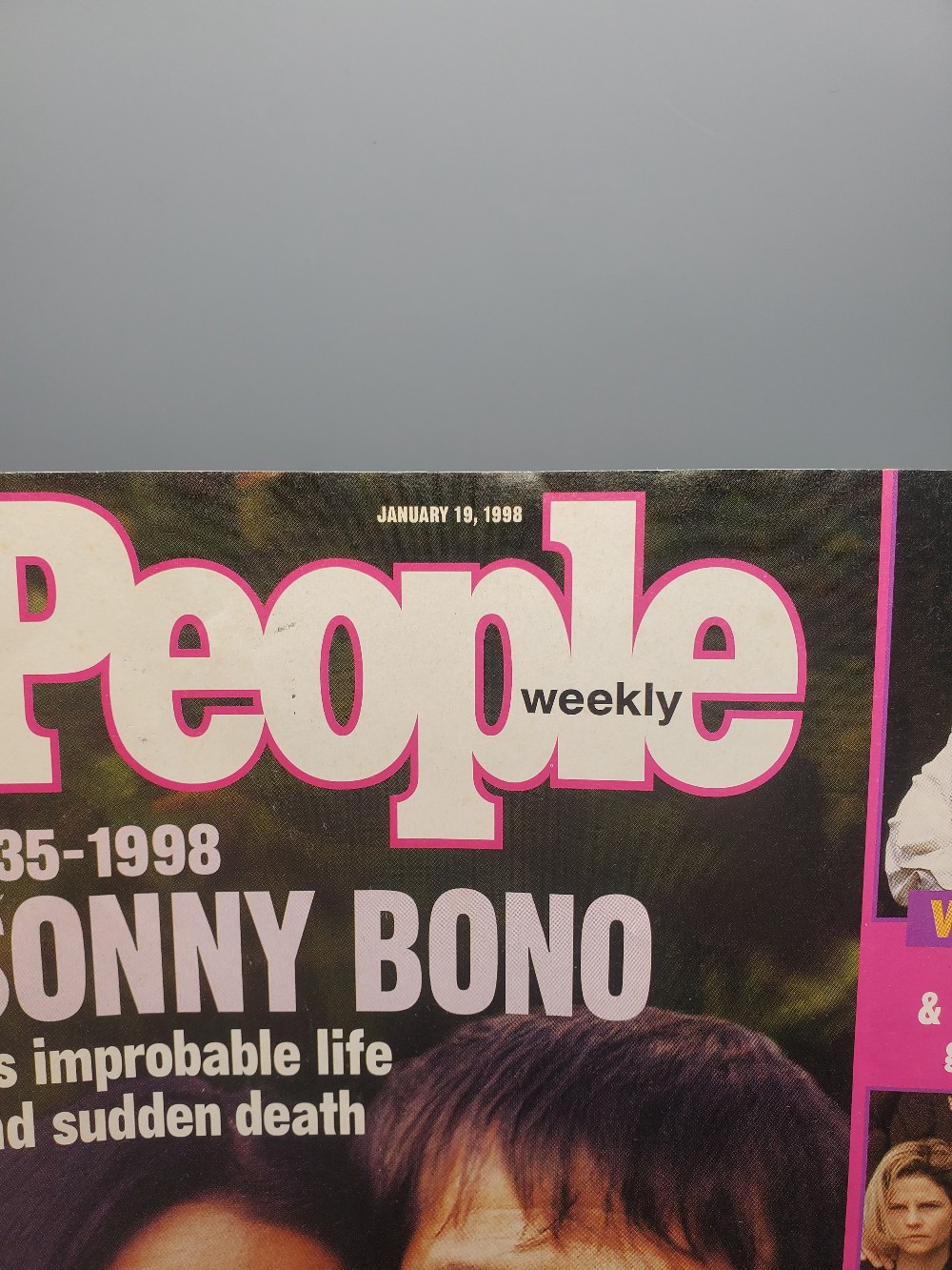 People Weekly January 19, 1998, Sonny Bono