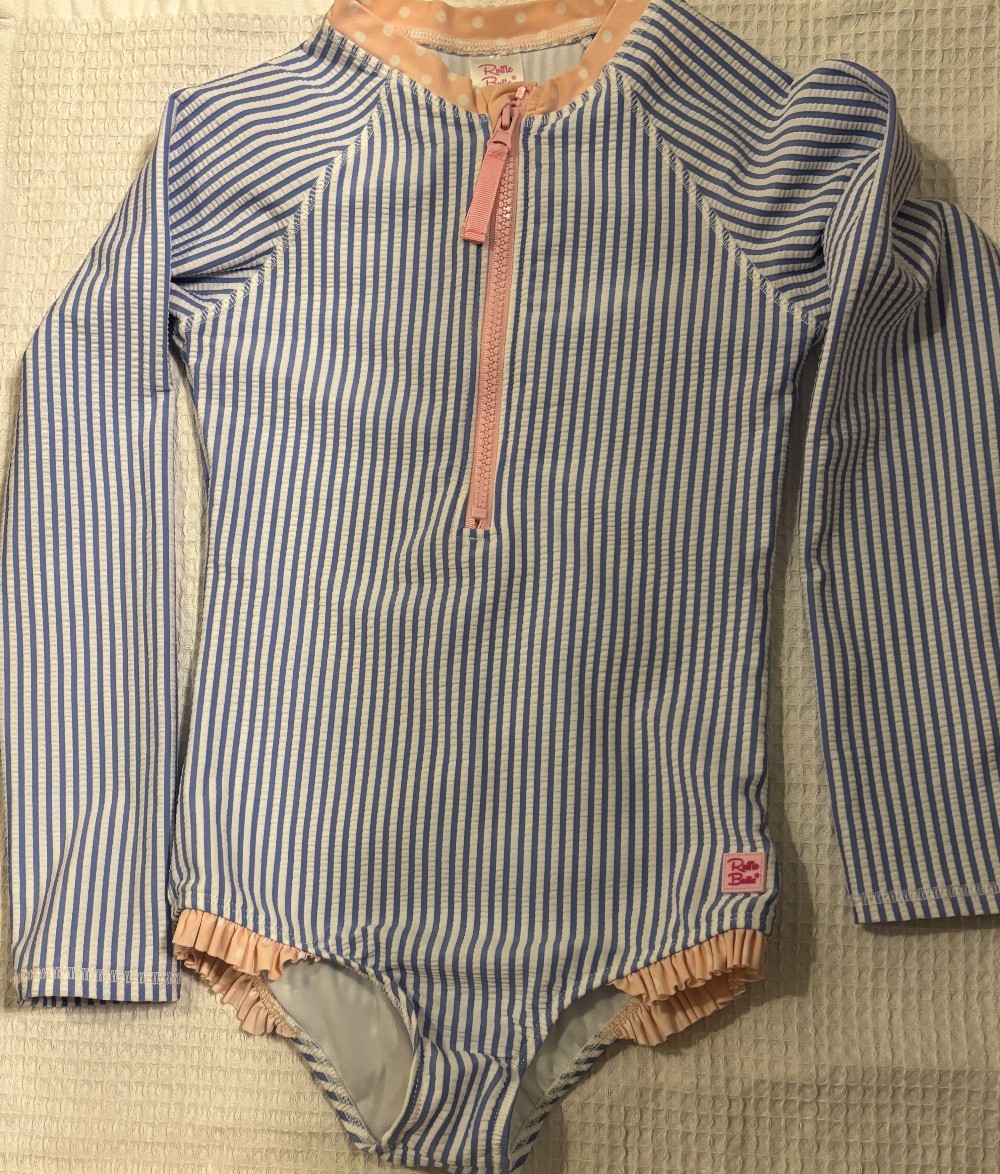 Clothing girls sz 8 Rufflebutts sun protection one piece rashguard