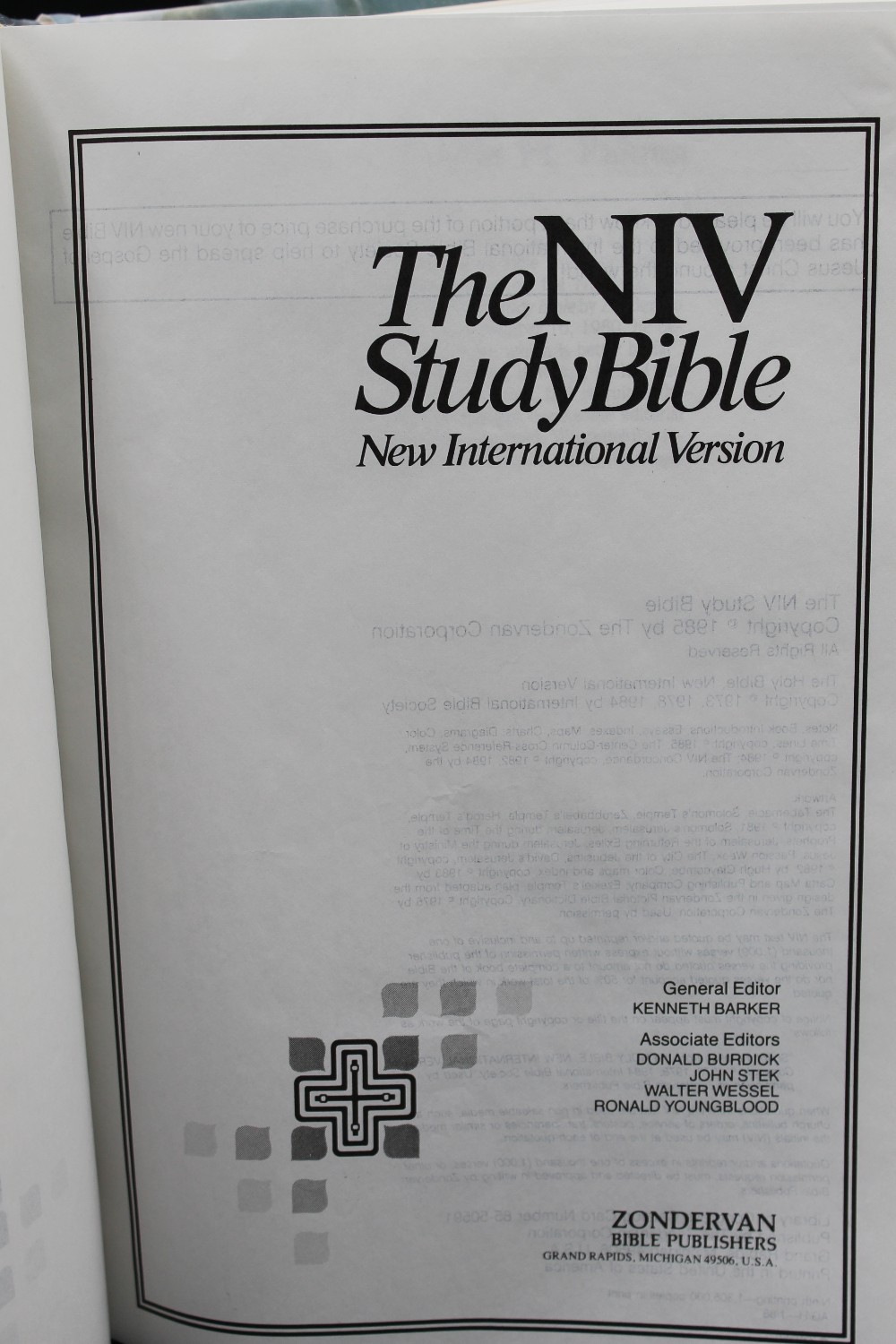 Bible upcycled NIV STUDY BIBLE by Zondervan