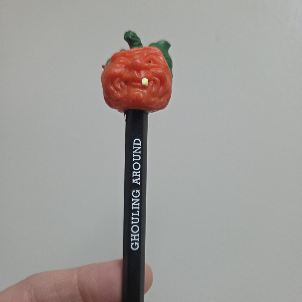 VTG Novelty Jacko'lantern Topper Pencil