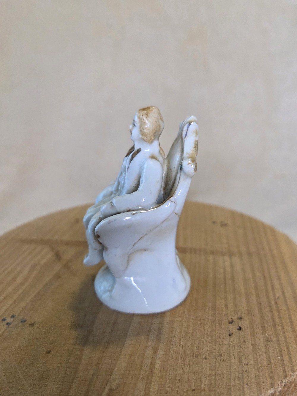 Set of 2 Occupied Japan Victorian Miniature Figurines