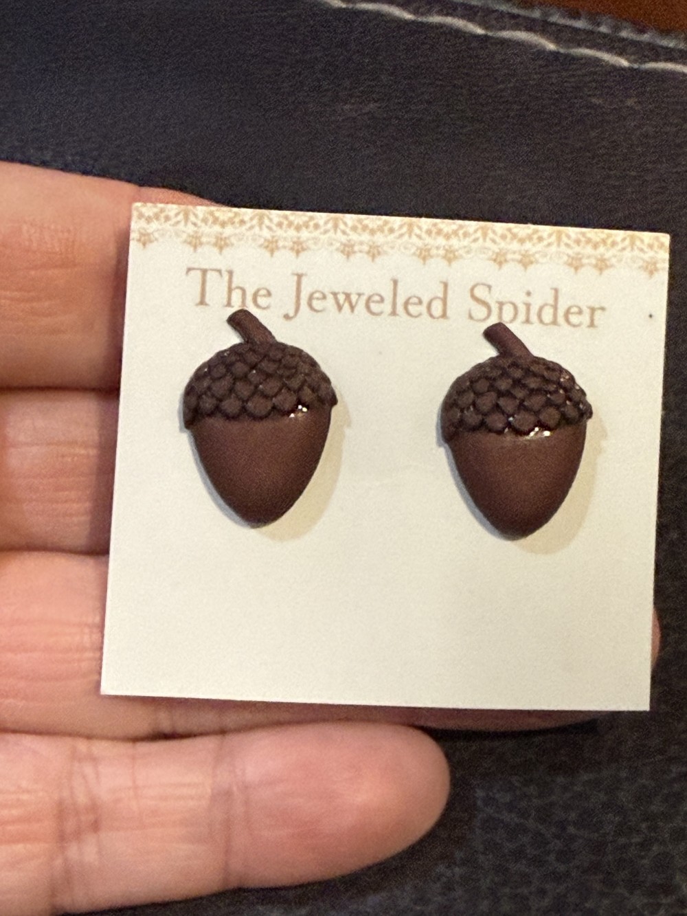 Stud Earrings - Acorn