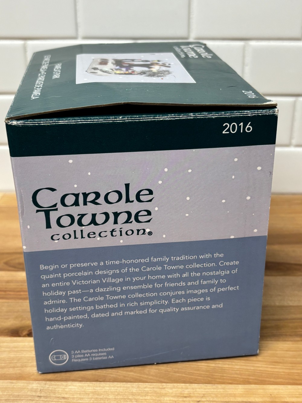 Carole Towne Pamelas Park Lemax Christmas Village 2016 LED Lighted 0783892