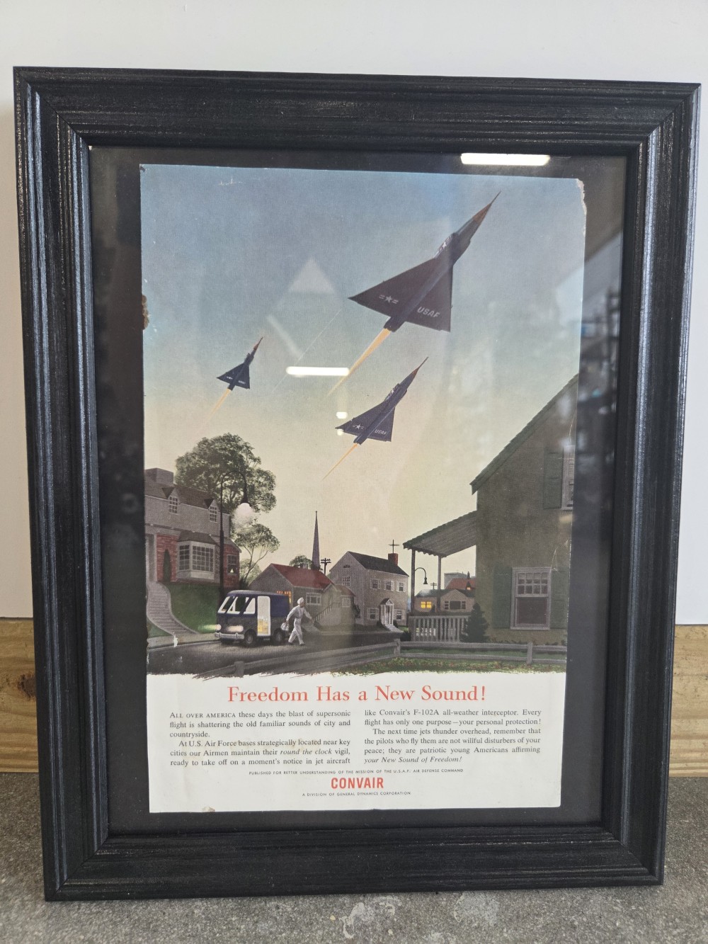 PMF-430 Framed Nat Geo ad USAF