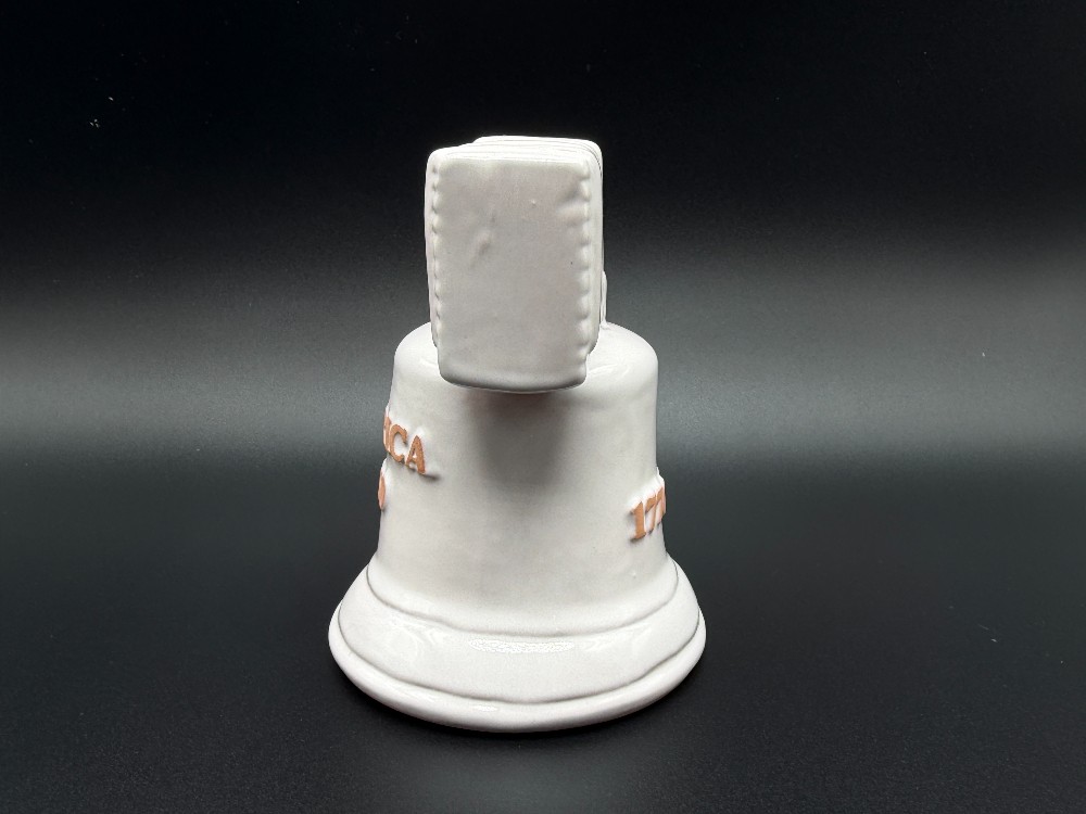 Frankoma Pottery Ceramic Liberty Bell America 250 Commemorative Souvenir - OSDAR Edition