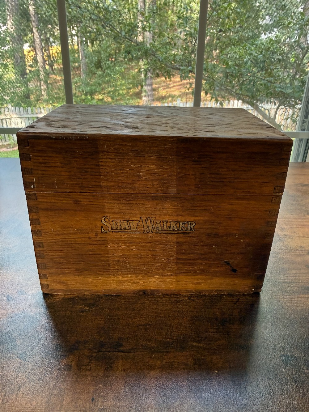 Shaw Walker Wooden Box