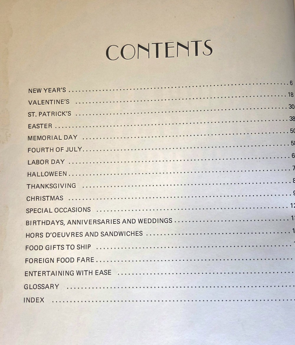 1969 Complete Holiday Cookbook