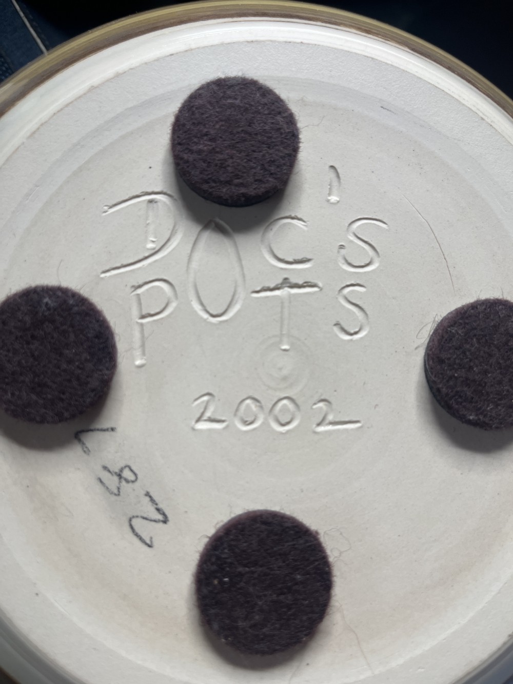 Doc’s Pots pottery bowl 2002