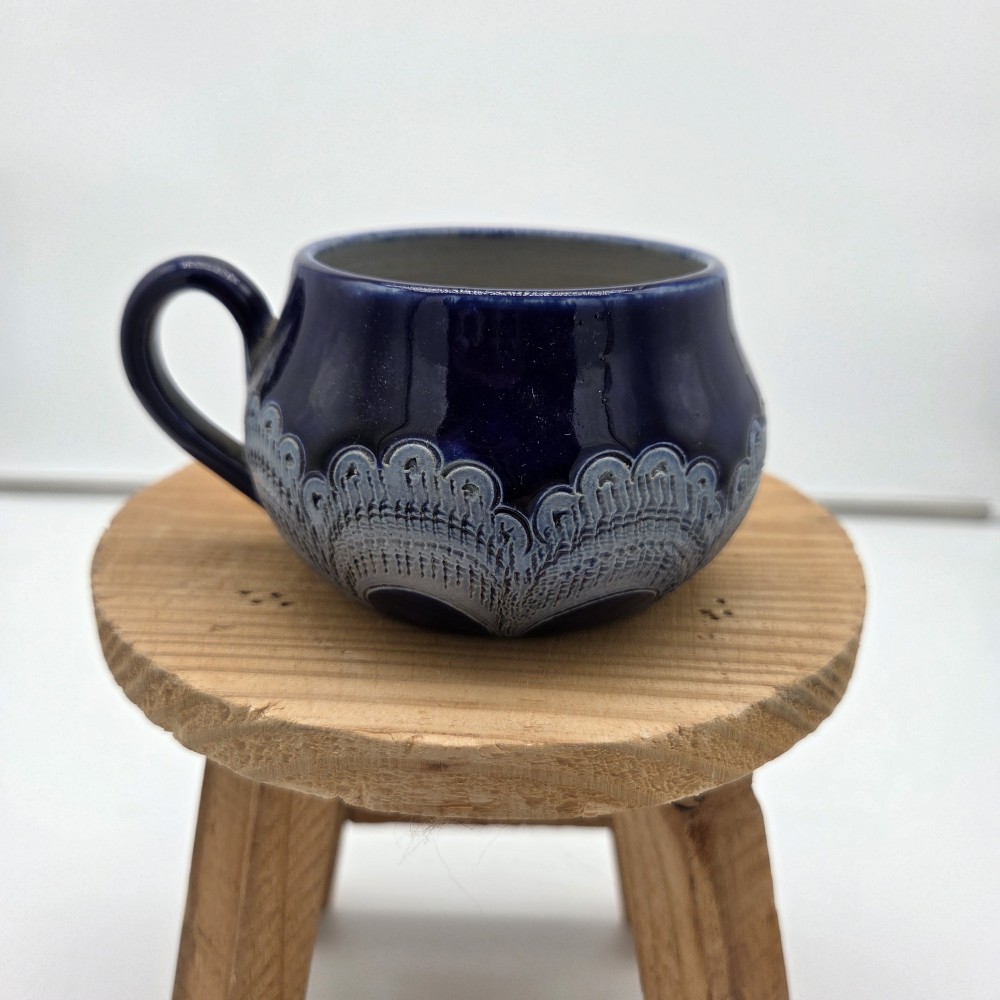 Vintage Remmy Salt-glazed Stoneware Mug