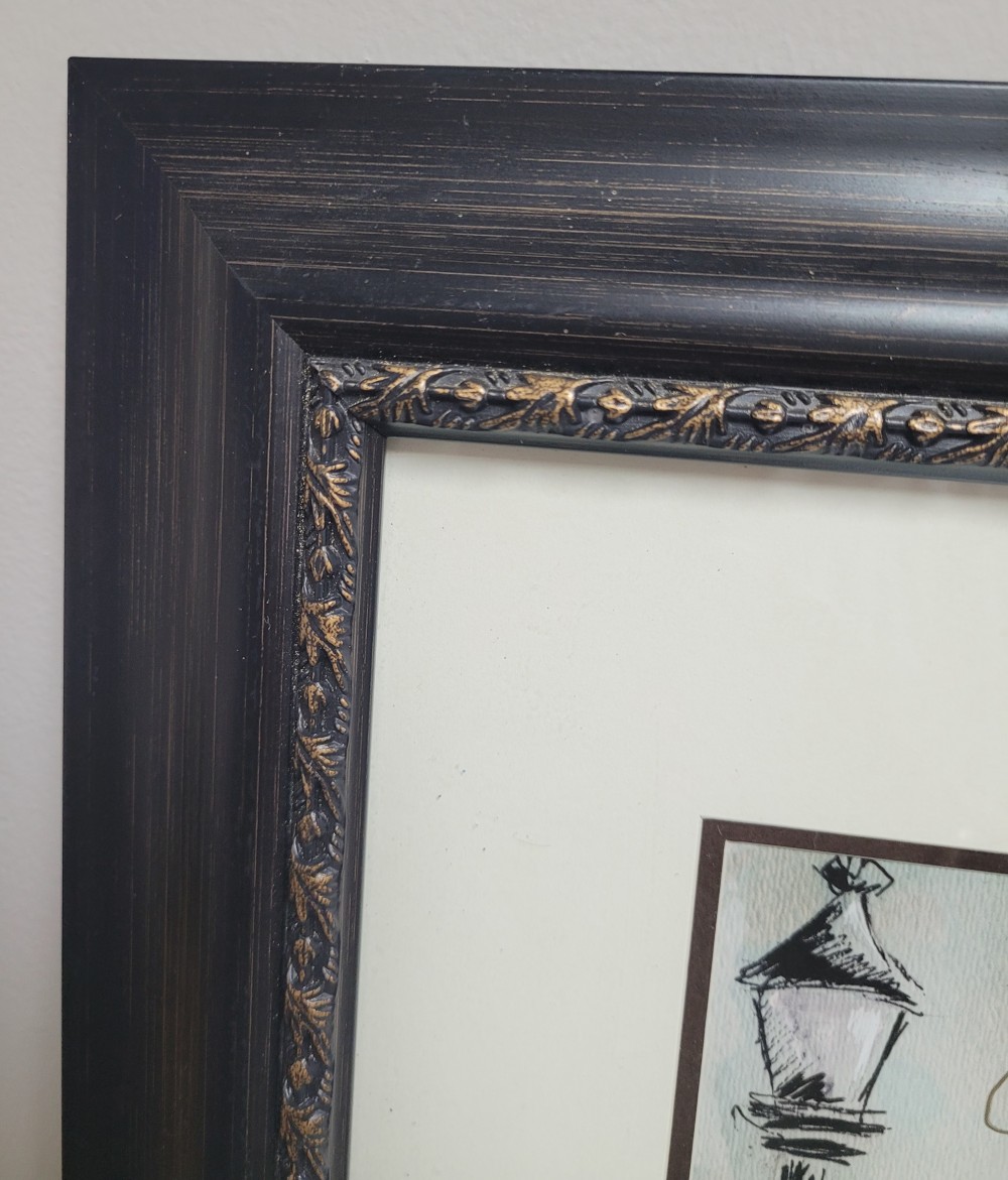 Framed Paris print Arc de Triomphe
