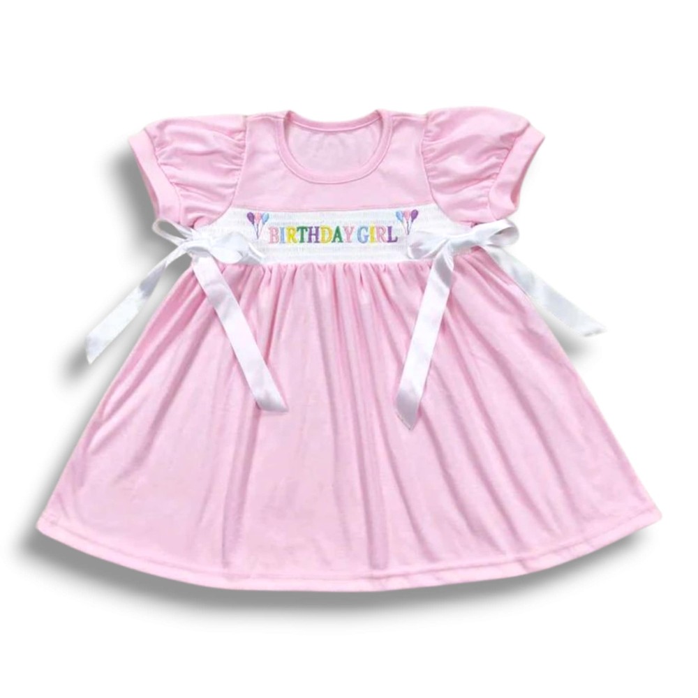 Birthday Girl Smocked Dress