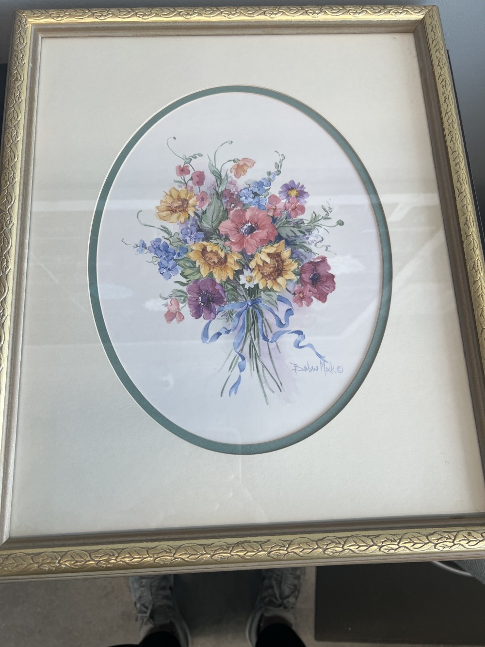 Framed Floral Watercolor Print by Robert Mock