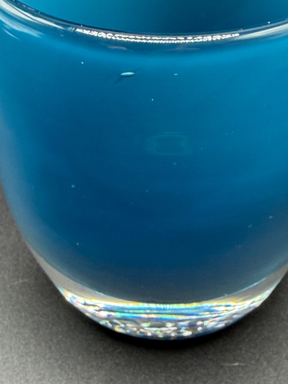 Official Glassybaby Hand-Blown Votive Candle Holder – Home Sweet Home Blue