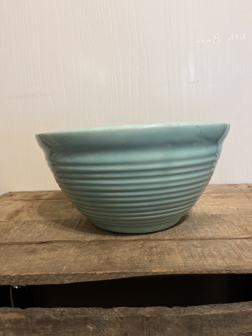 vtg 1940s Bauer Pottery mixing bowl