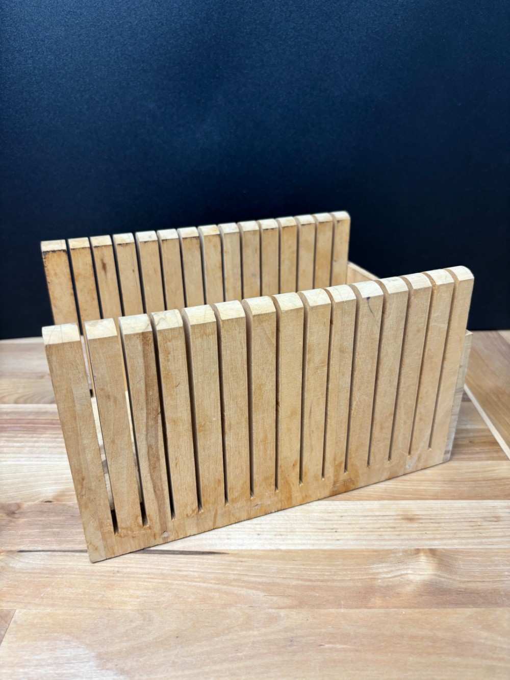Our Daily Bread Wooden Bread Slicer Slicing Guide
