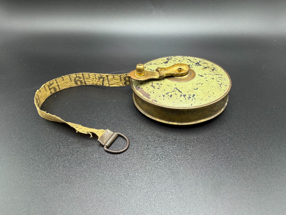Lufkin 50 ft Cloth Tape Measure with Brass Case