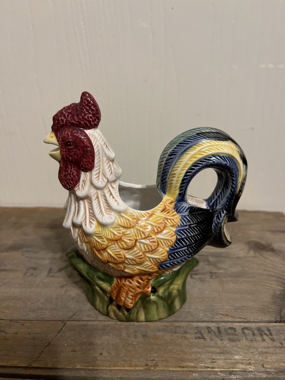 Vtg Jay Import Rooster Creamer