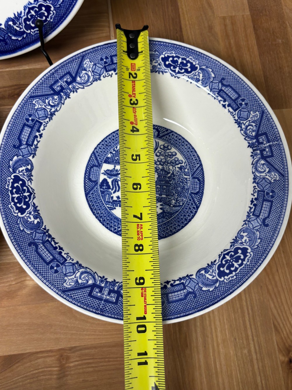 Blue Willow Set of 3 Serving Bowls Royal China Willow Ware 10 Inch