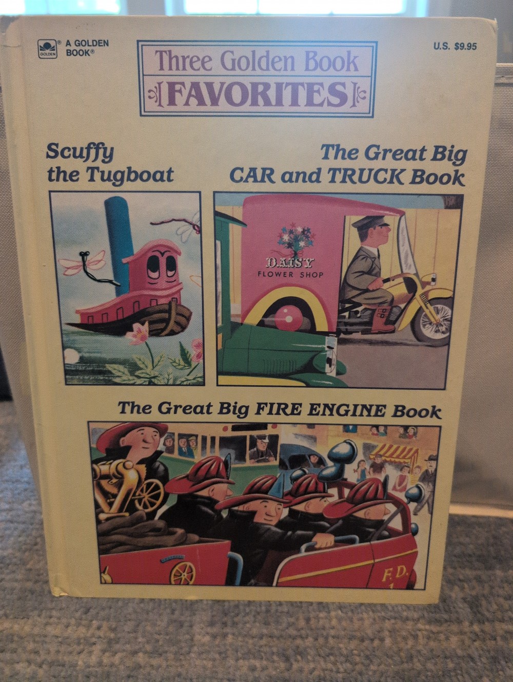 Vintage 1973 Three Golden Book Favorites book