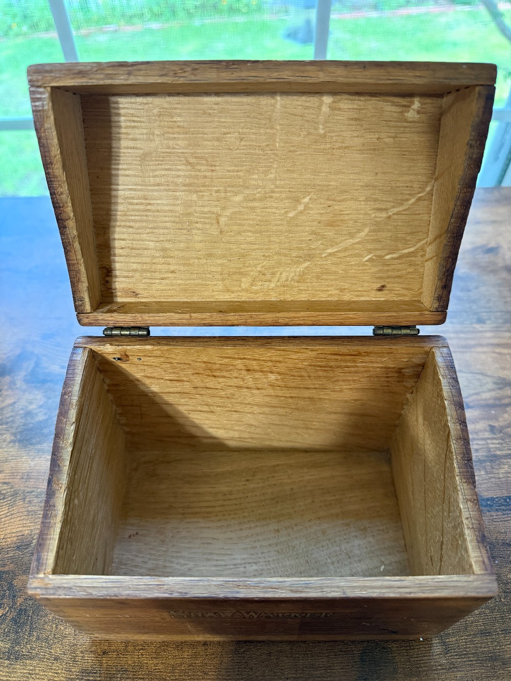 Shaw Walker Wooden Box
