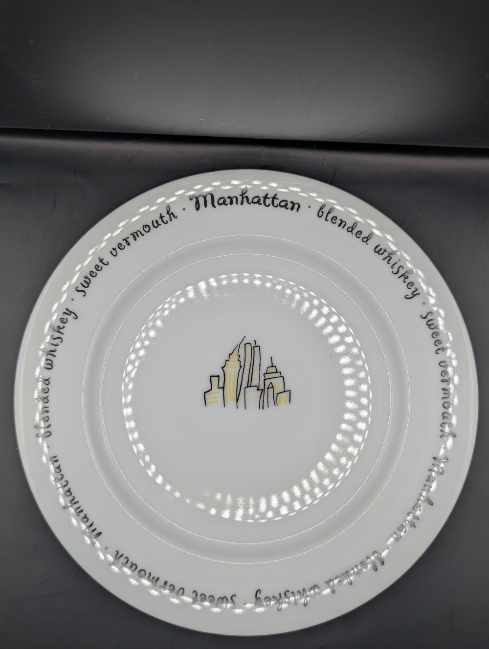 Pottery Barn Bar Lingo plates s/6