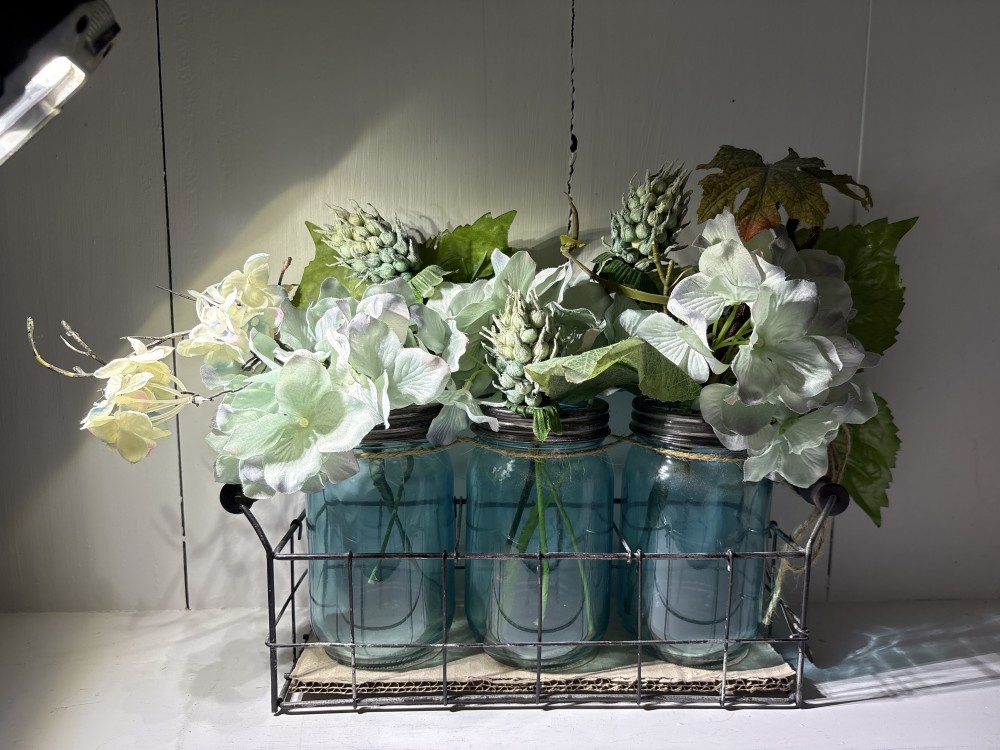 Cottagecore Mason Jar Florals by Rustic Home (NWT)