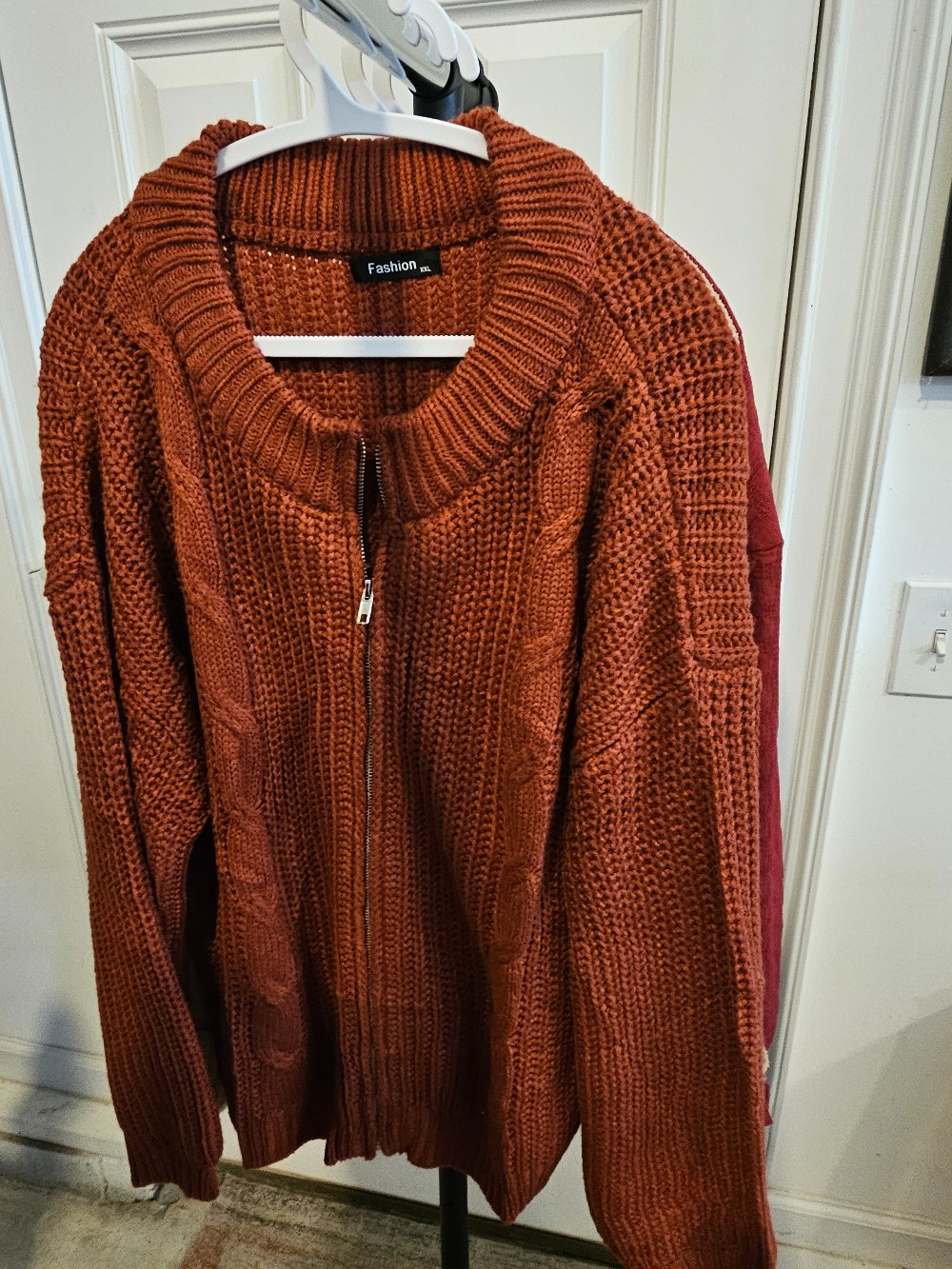 Fashion zip up sweater