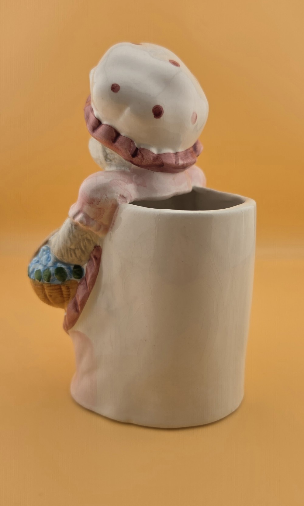 VTG Miss Kitty Planter Utensil Holder
