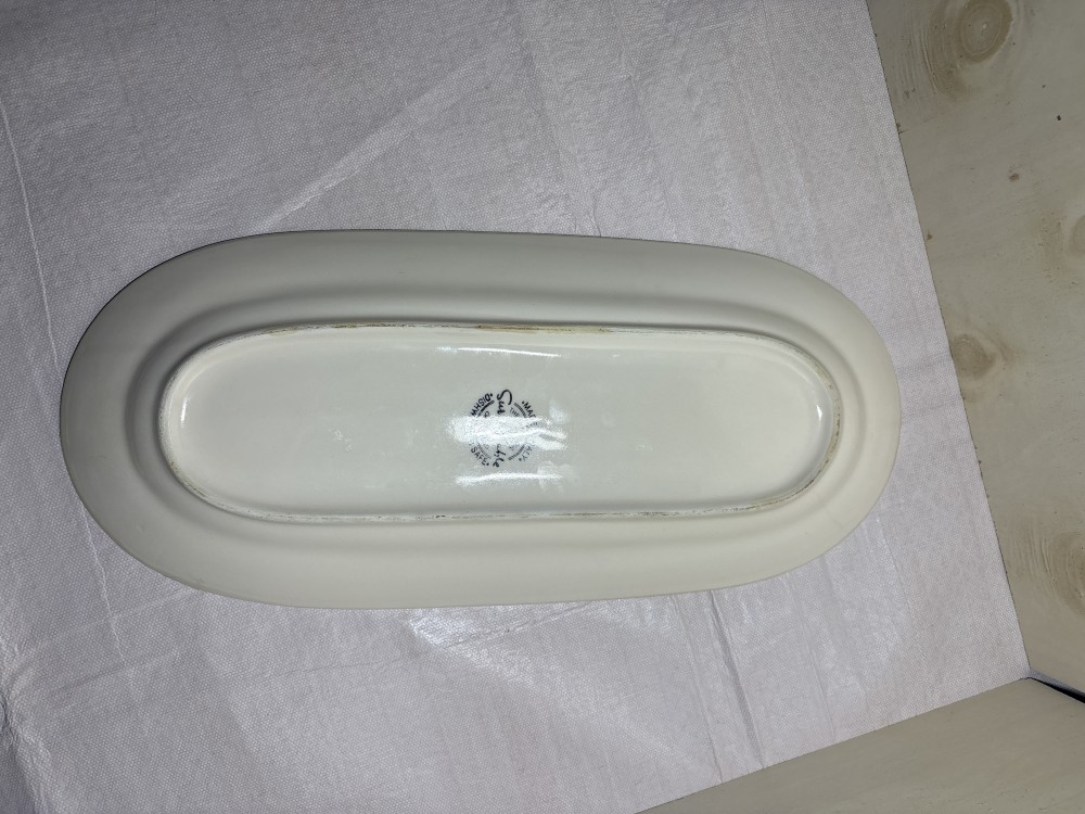 Sur La Table Ceramic Serving Tray -Winter White ~16