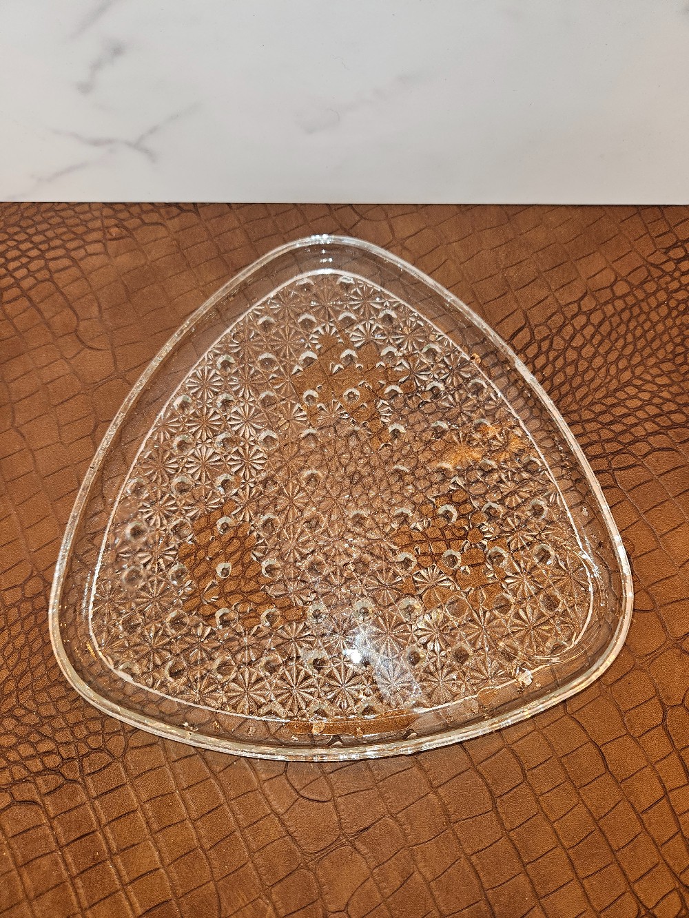 Vintage Anchor Hocking snack plates