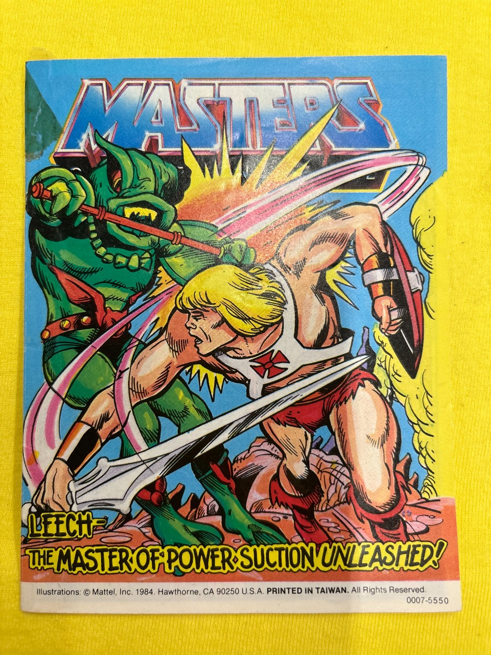 MOTU Mini Comic Leech The Master of Power Suction Unleashed