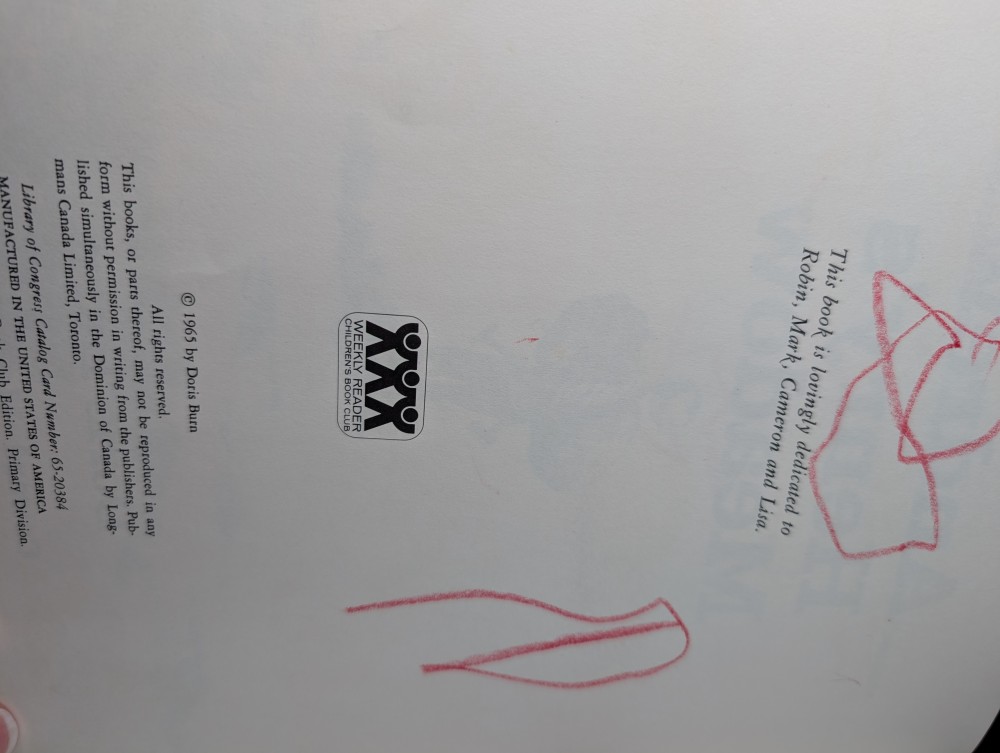 Vtg 1965 Andrew Henry's Meadow Children's Book Club Edition
