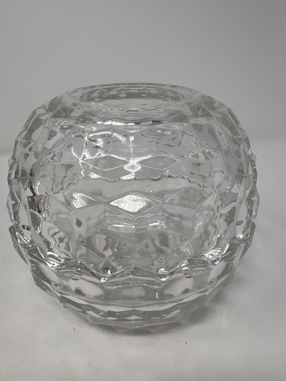 Vintage Mid Century Fostoria American 5” Fairy Lamp