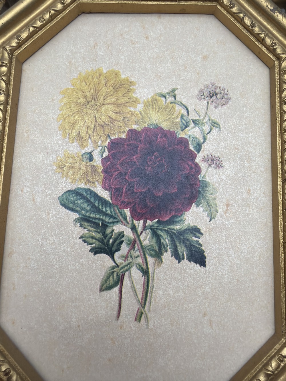 1967 Syroco Floras Gems Floral Plaque