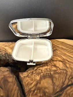 Halloween Apothecary Case Deaths Head Pill Box
