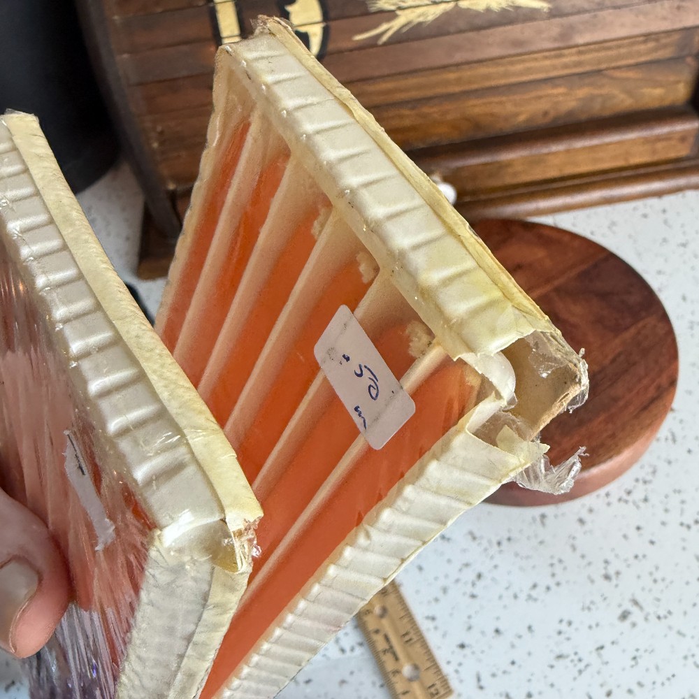 Vintage Price's Candles Orange Tapers Made in England
