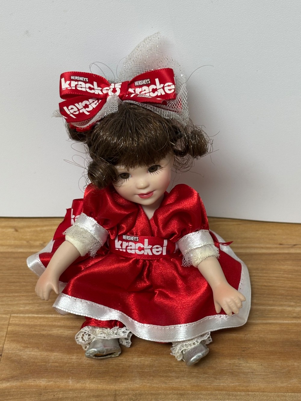 Marie Osmond Hershey's Krackel Tiny Tot Doll 2008 Miniature Collectible