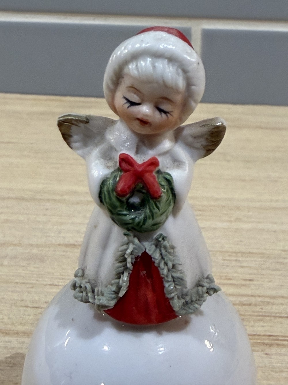 VTG Joyeux Noël Angel Christmas Bell — 5”