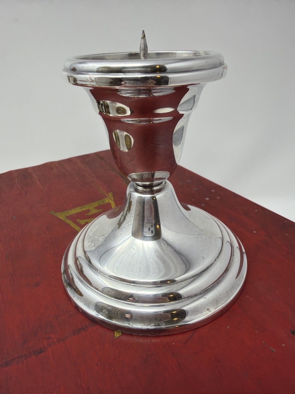 Vtg Pilgrim Silverplate Candleholder